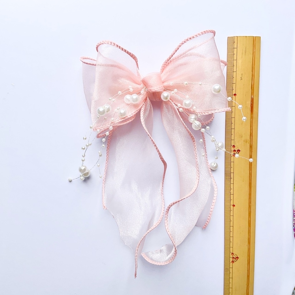 童話世界のヘアクリップ ピンク バレッタ変更可