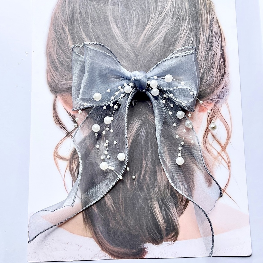 童話世界のヘアクリップ ピンク バレッタ変更可