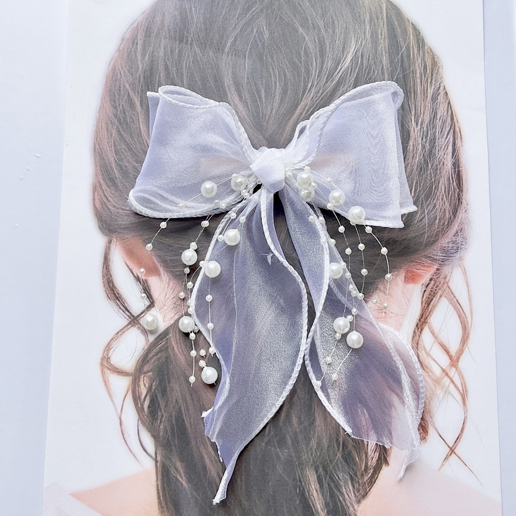 童話世界のヘアクリップ ピンク バレッタ変更可