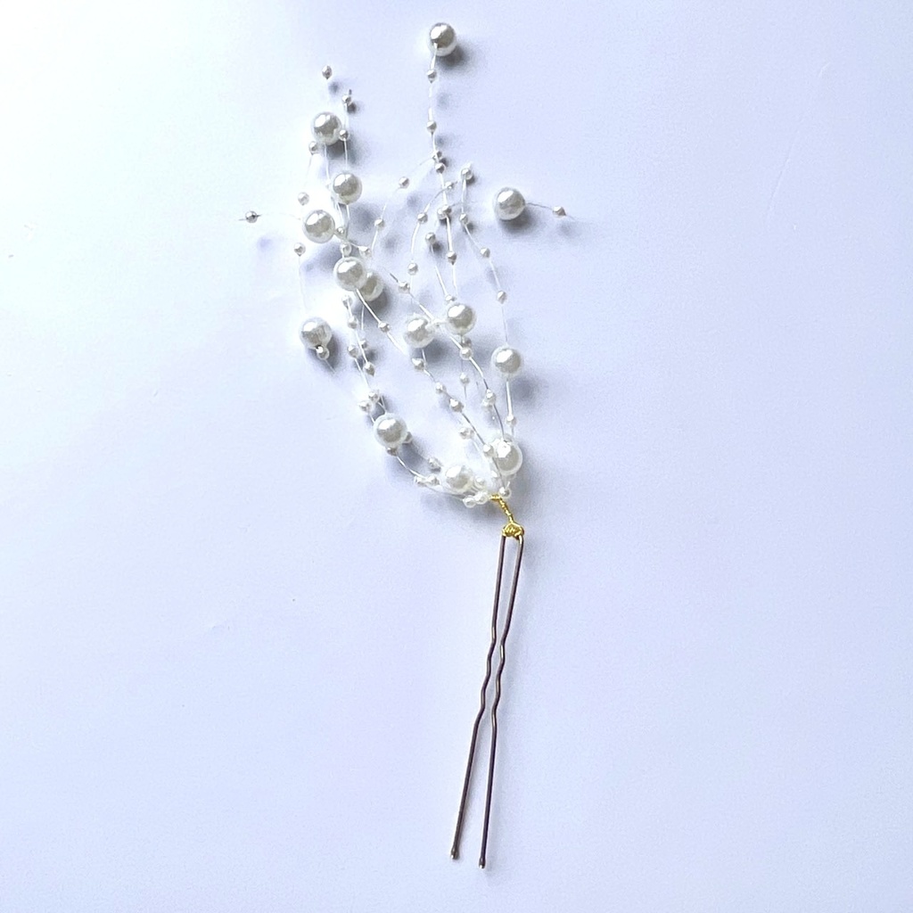 かんざしにもなる花のヘアアクセサリー