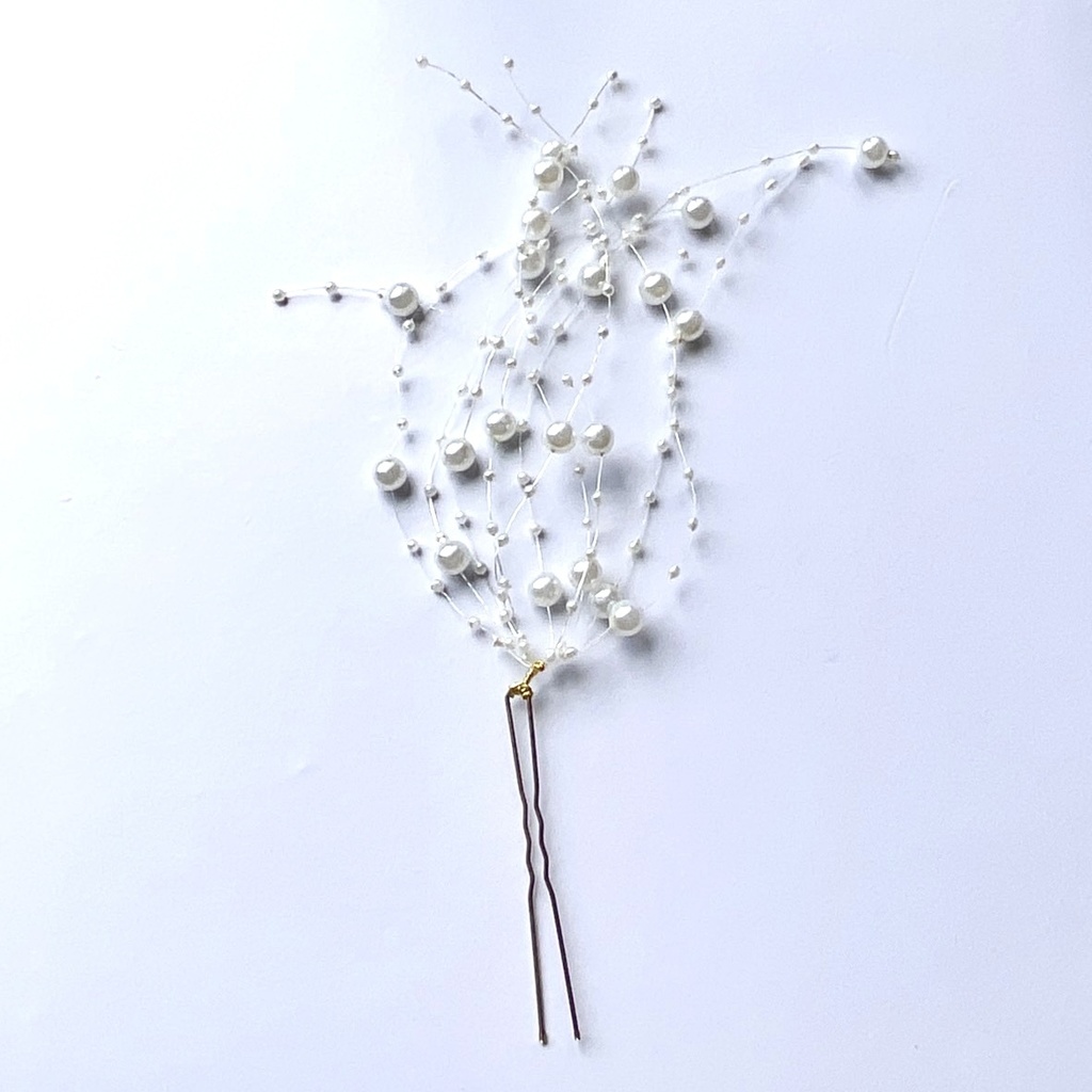 かんざしにもなる花のヘアアクセサリー