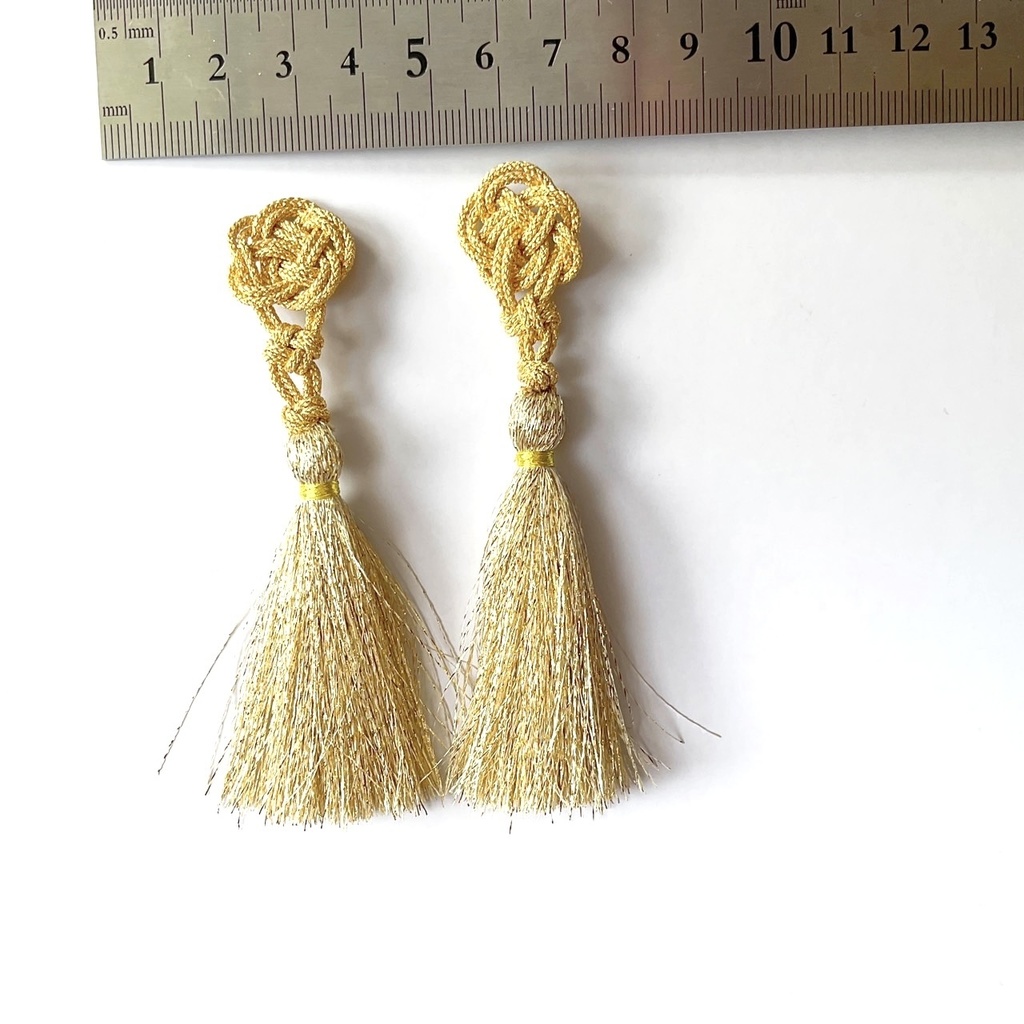 梅結びのアジアンピアス・イヤリング