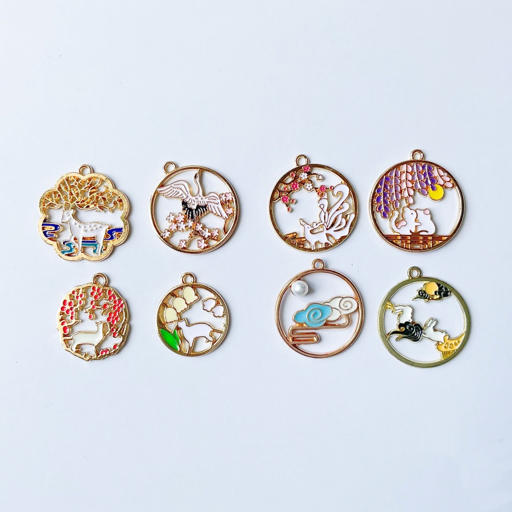 梅結びのアジアンピアス・イヤリング