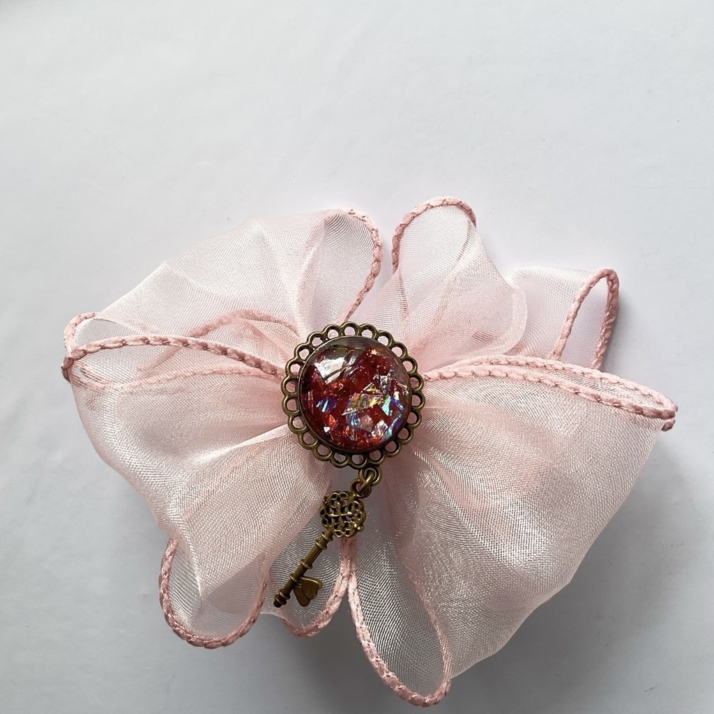 きらきらシフォン桜ポニーフック