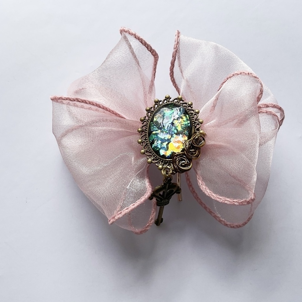 きらきらシフォン桜ポニーフック