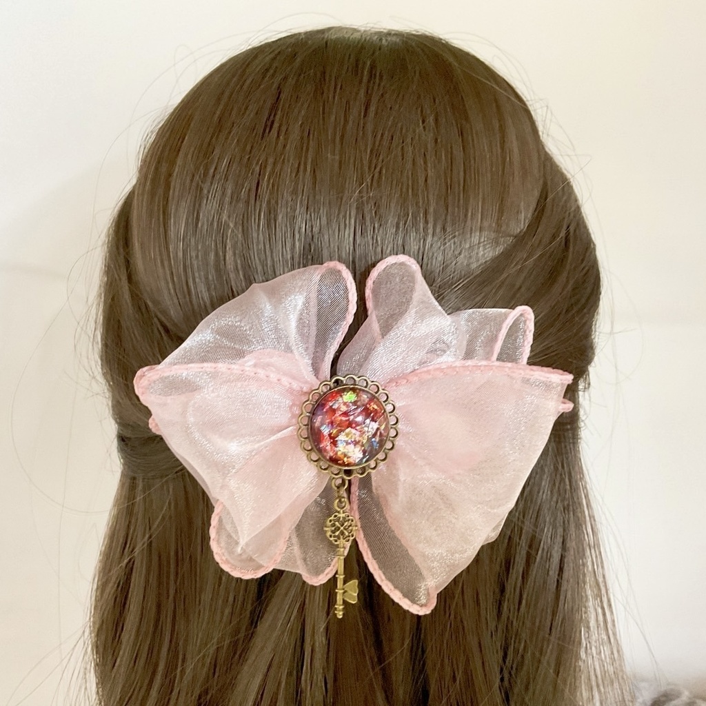 きらきらシフォン桜ポニーフック