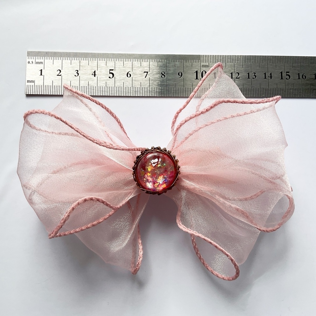 きらきら桜シフォン ヘアクリップ