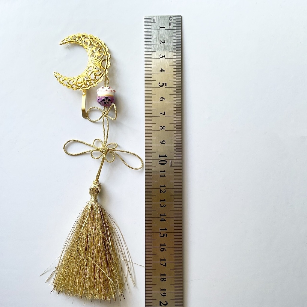 中華風ポニーフック 月