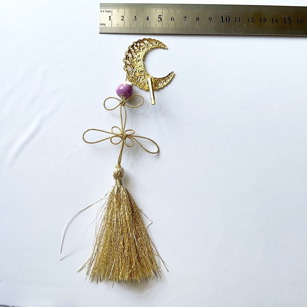 中華風ポニーフック 月