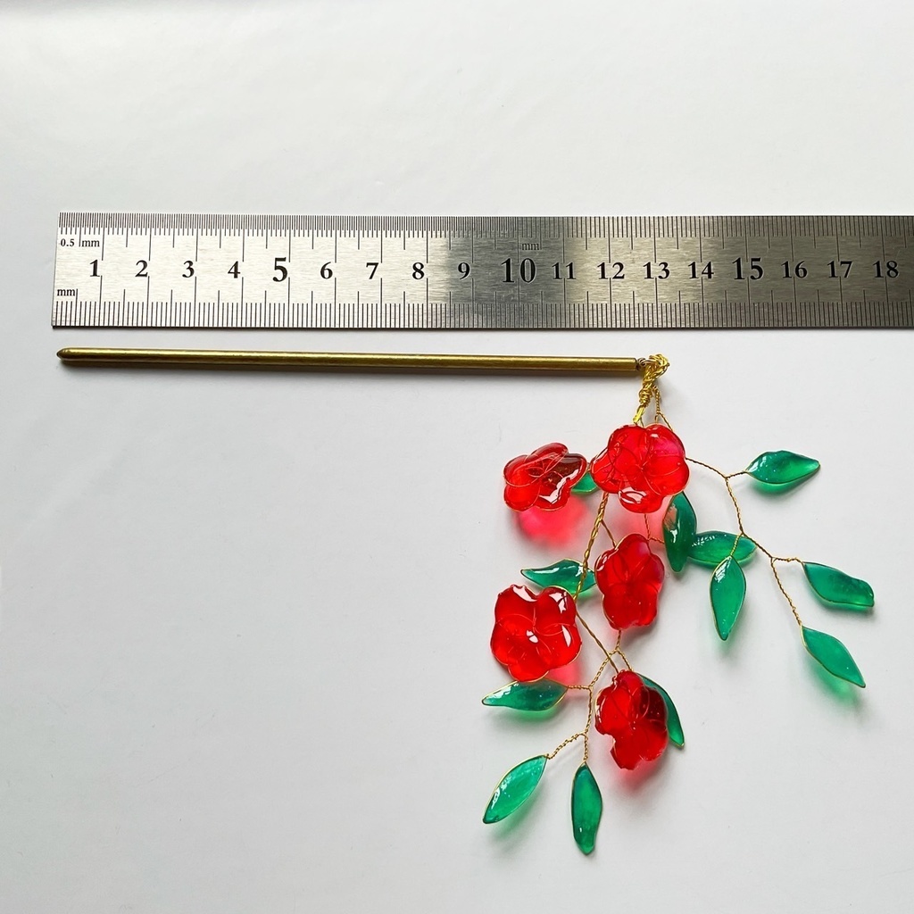 お花のかんざし