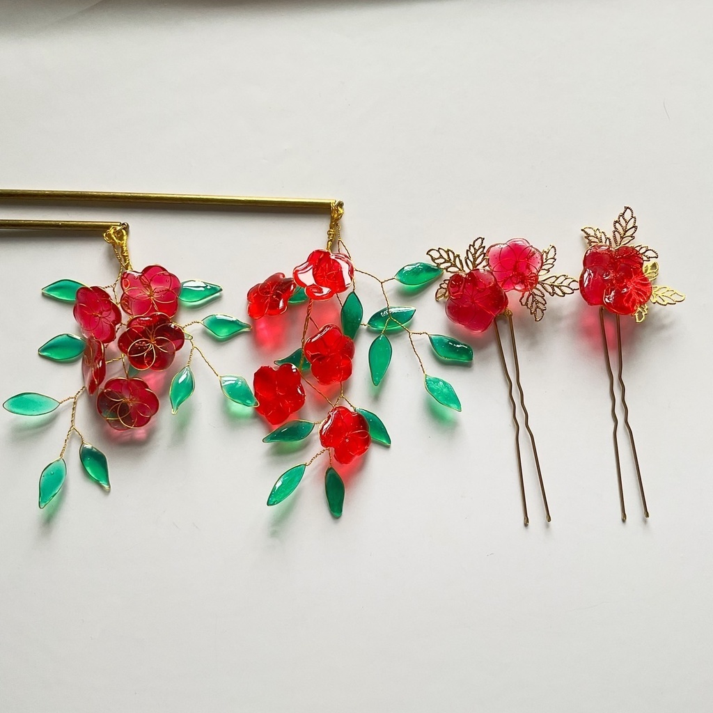 お花のかんざし