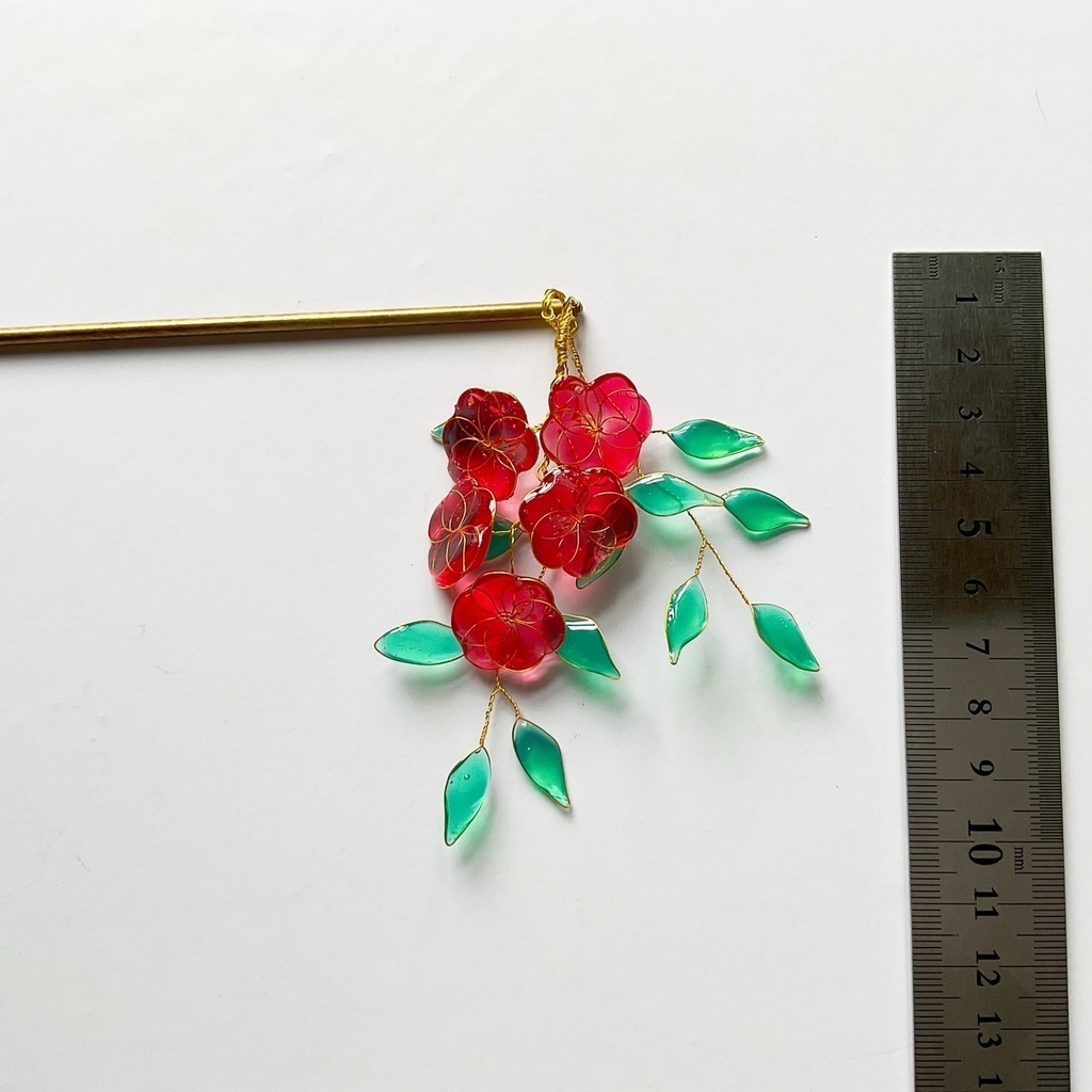 お花のかんざし