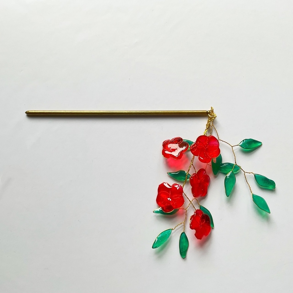 お花のかんざし