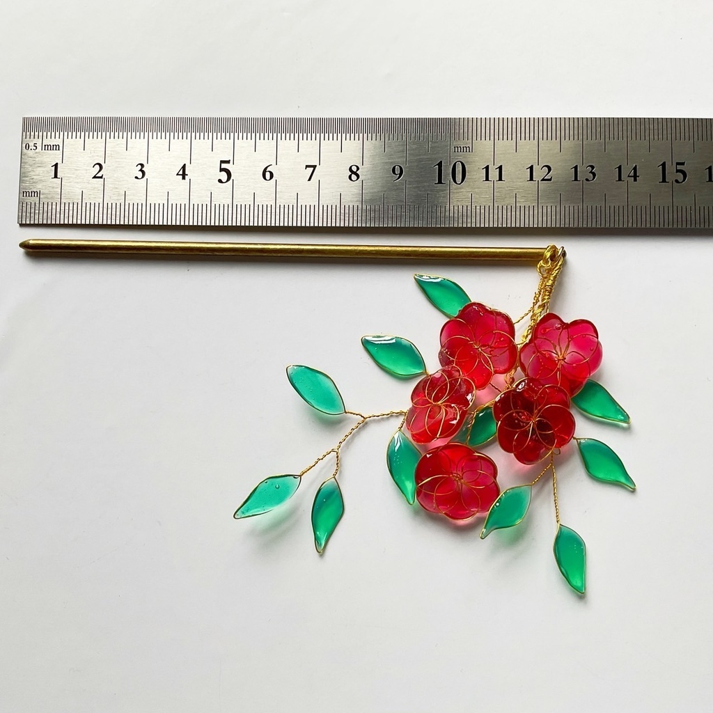 お花のかんざし