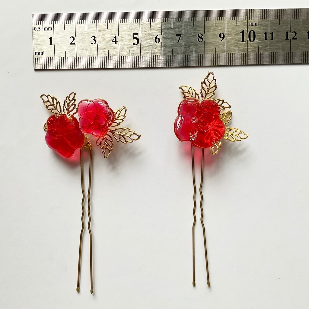 お花のかんざし