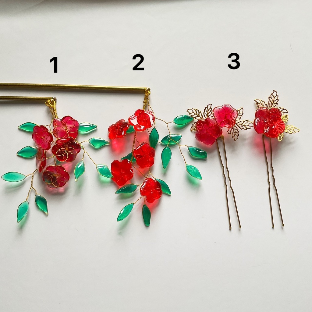 お花のかんざし
