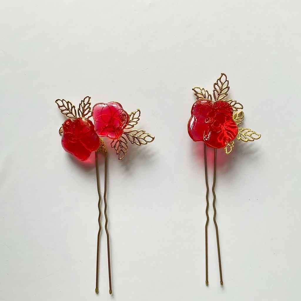 お花のかんざし