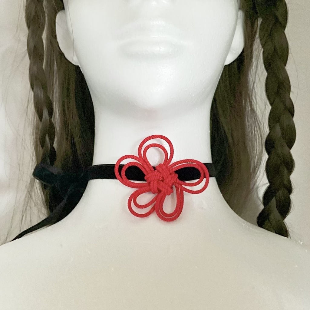 梅結びのチョーカー