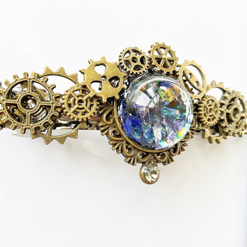 歯車のバレッタ ホログラム