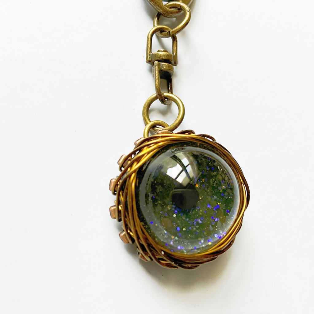 ねこのひとみ バッグチャーム