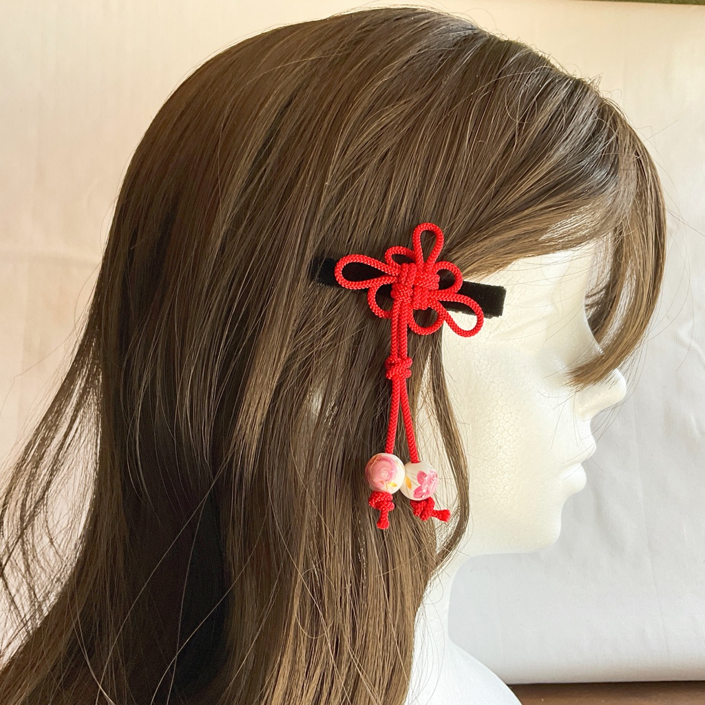中華風ヘアクリップ