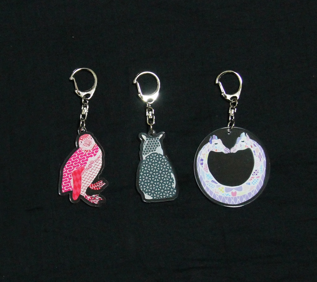 模様生命体 アクリルキーホルダー