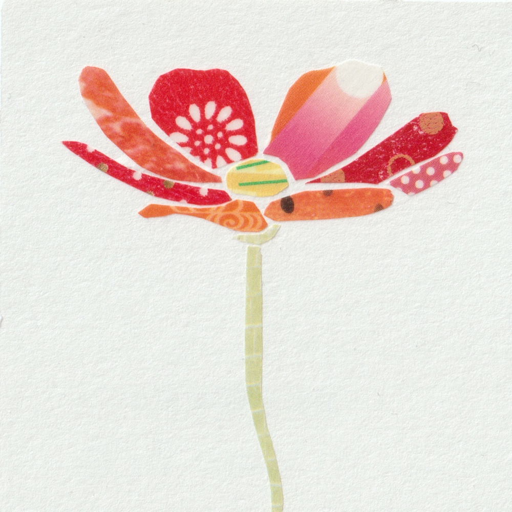 赤い一輪の花