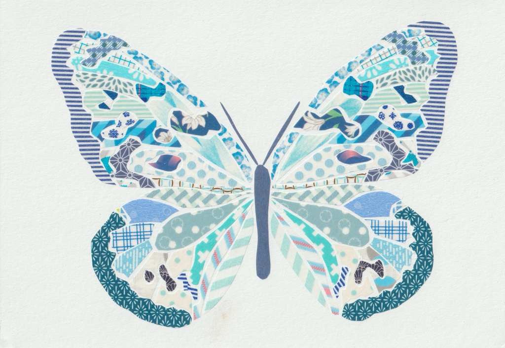 青い蝶