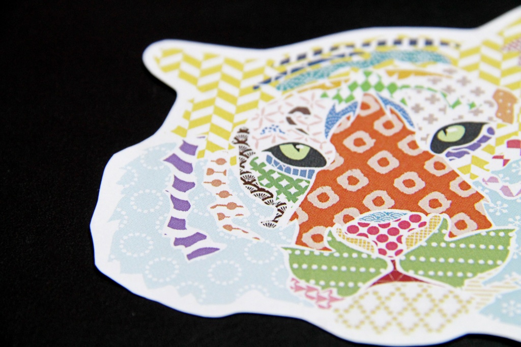 模様生命体ステッカー