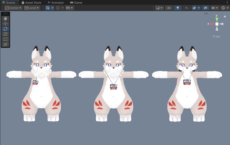 Flat event participant badge