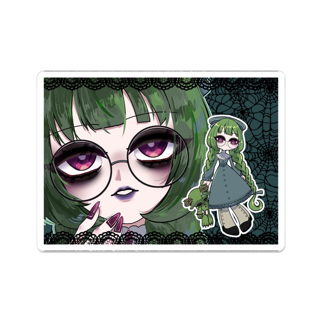 闇かわアクリルバッジ