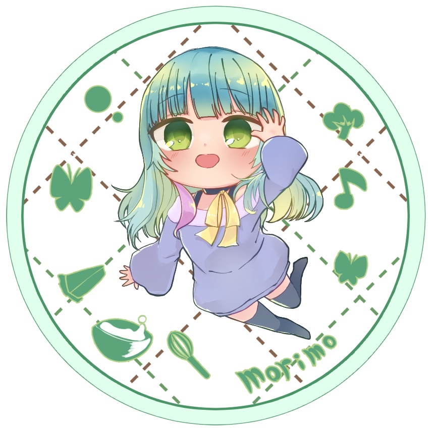 もりもの激かわアクリルキーホルダー