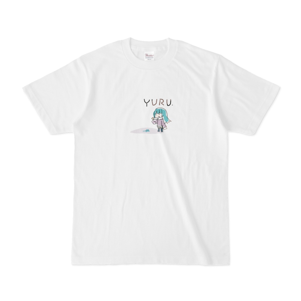 アイスをこぼしたゆるもりもTシャツ