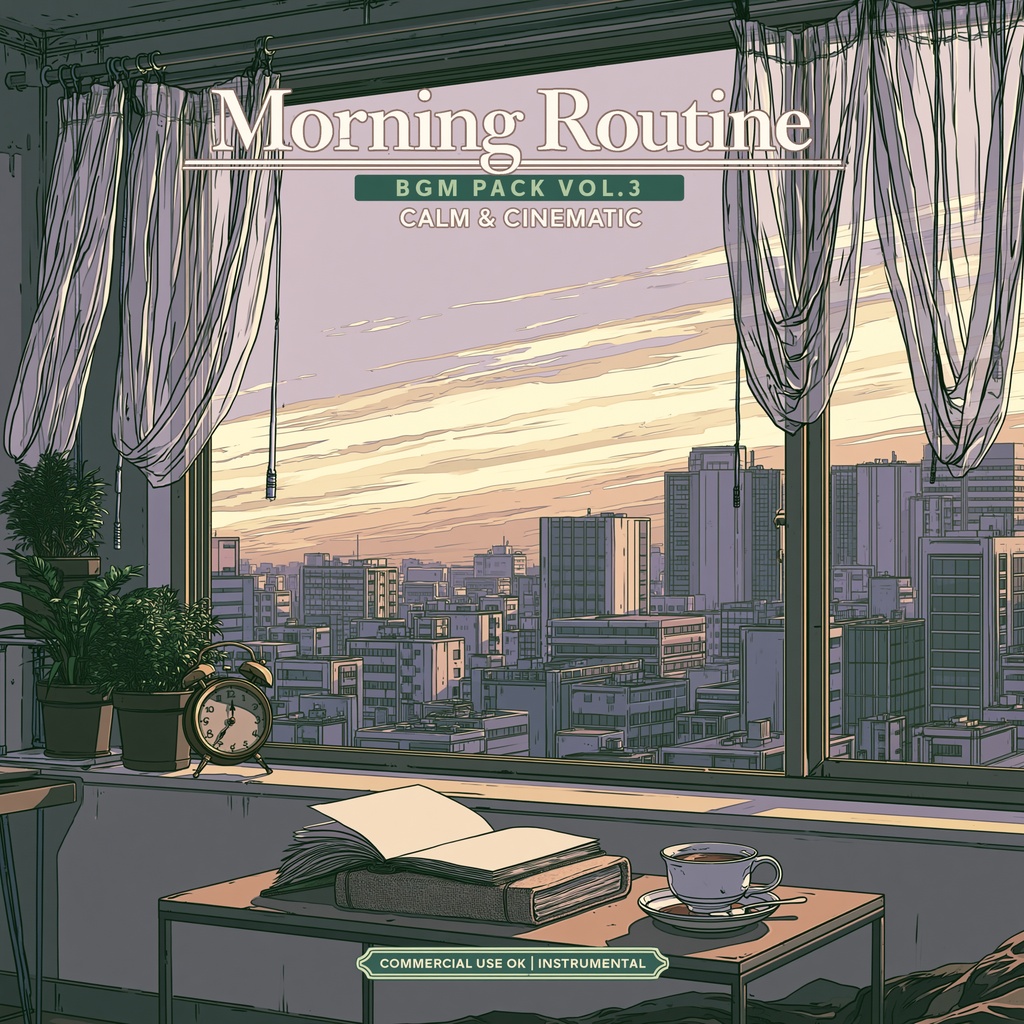 【著作権フリーBGM】Morning Routine BGM Pack Vol.3 - CALM & CINEMATIC
