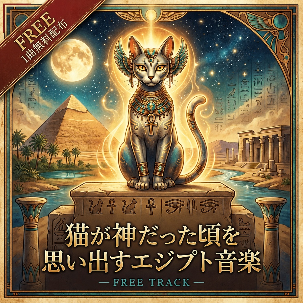 【無料】エジプトBGM「エジプト神殿の黄金律」｜商用利用OK・ロイヤリティフリー