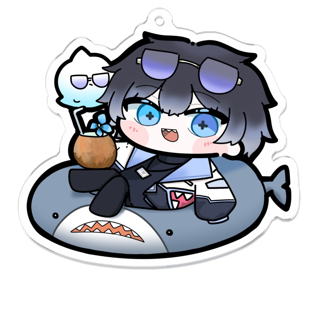 バックアップ　バカンスアクリルキーホルダー