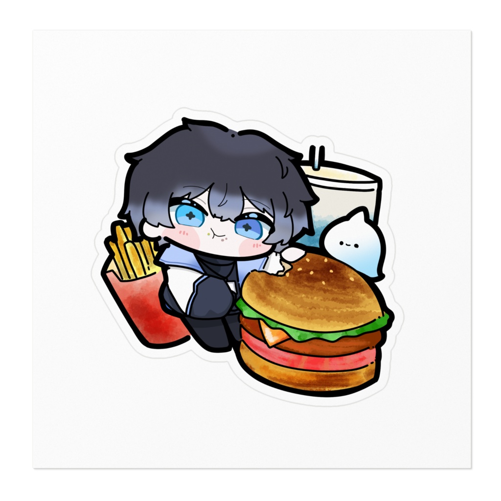 バックアップ もぐもぐステッカー