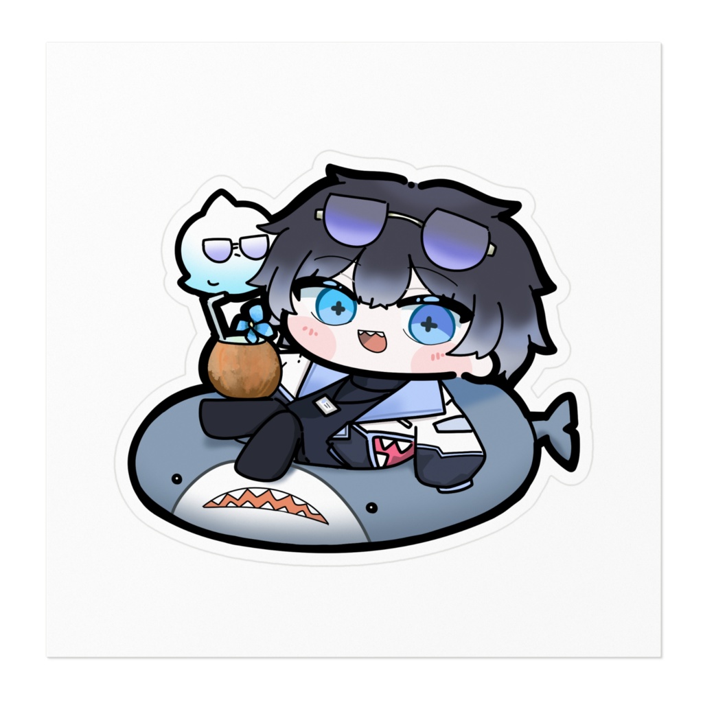 バックアップ バカンスステッカー