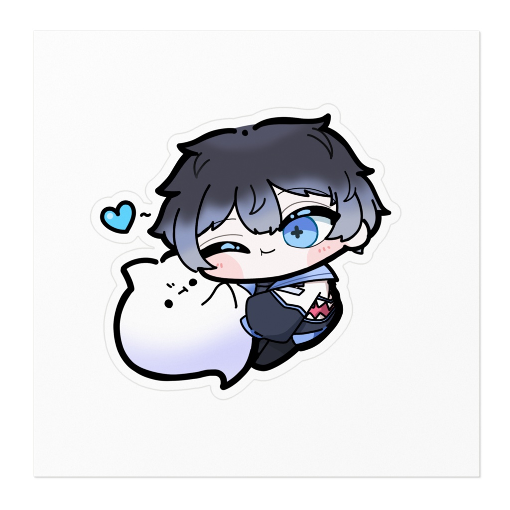 バックアップ 抱きしめステッカー