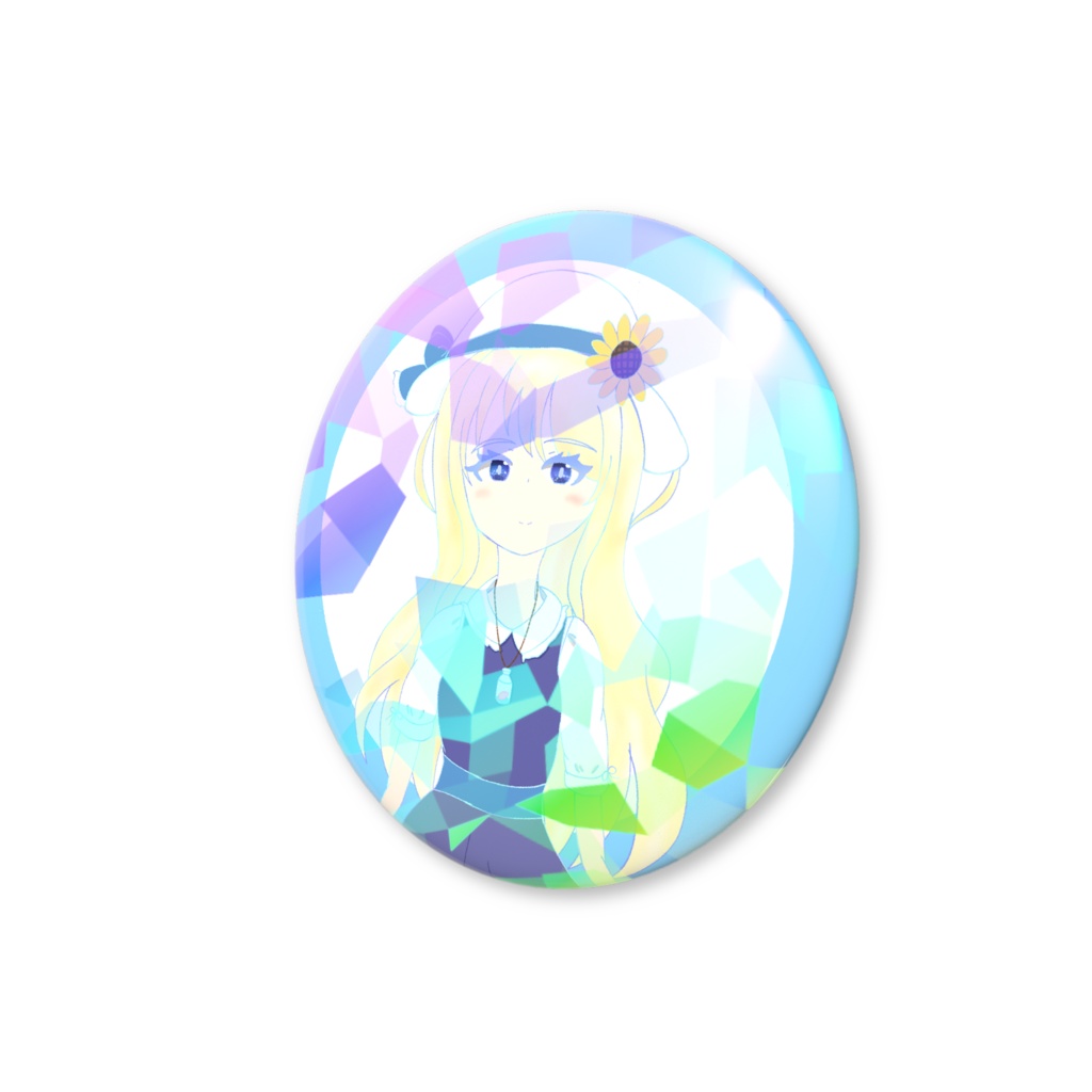 古巣芽依 ホロ缶バッジ