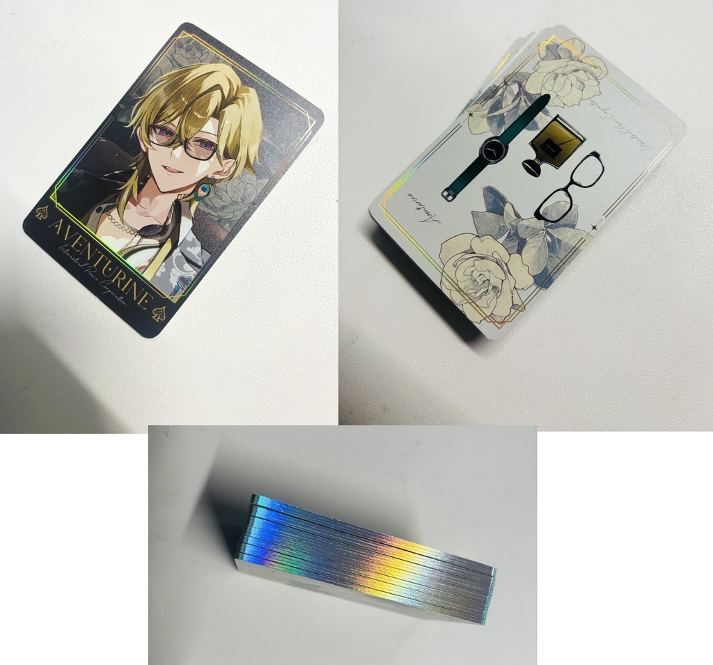 【自宅発送】アベンチュリン流砂アクスタ&カード&ステッカーセット