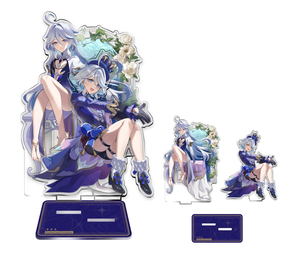 【倉庫発送】フリーナ＆フォカロルス　ジオラマアクスタ