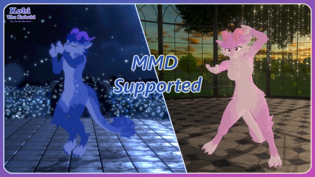 オリジナル3Dモデル 「コボルドのコビ」"Kobi the Kobold" VRChat