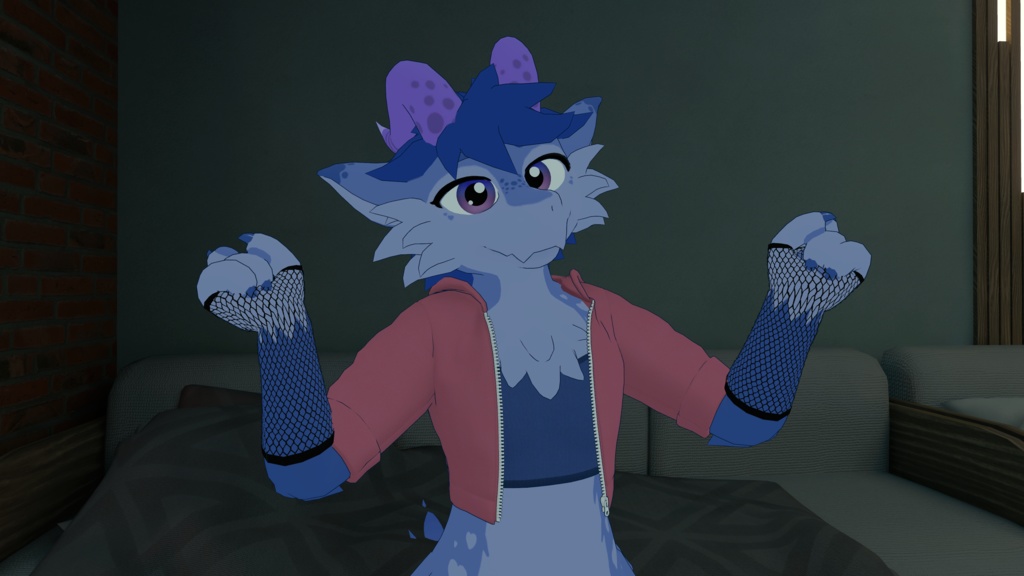 コビ用衣類パック - パーカー、クロップトップ、アームフィッシュネット