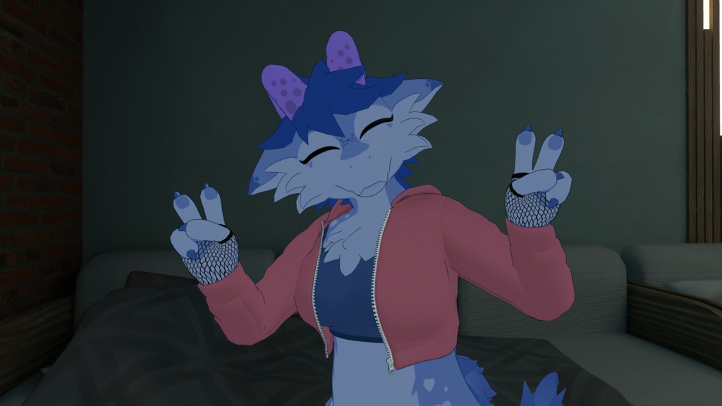 コビ用衣類パック - パーカー、クロップトップ、アームフィッシュネット