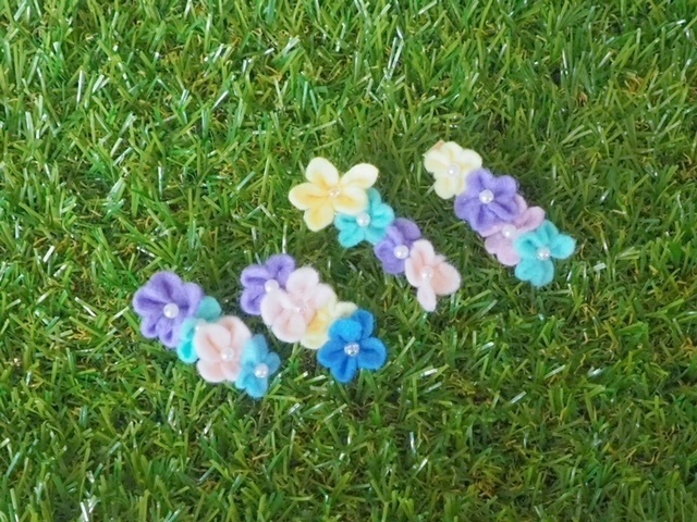 ぬいぐるみヘアピン