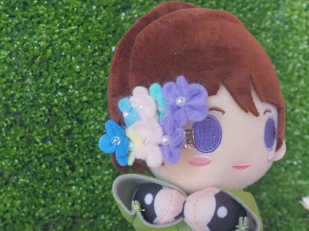 ぬいぐるみヘアピン