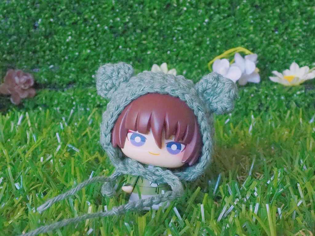 小さいうさみみ&お花ボンネット