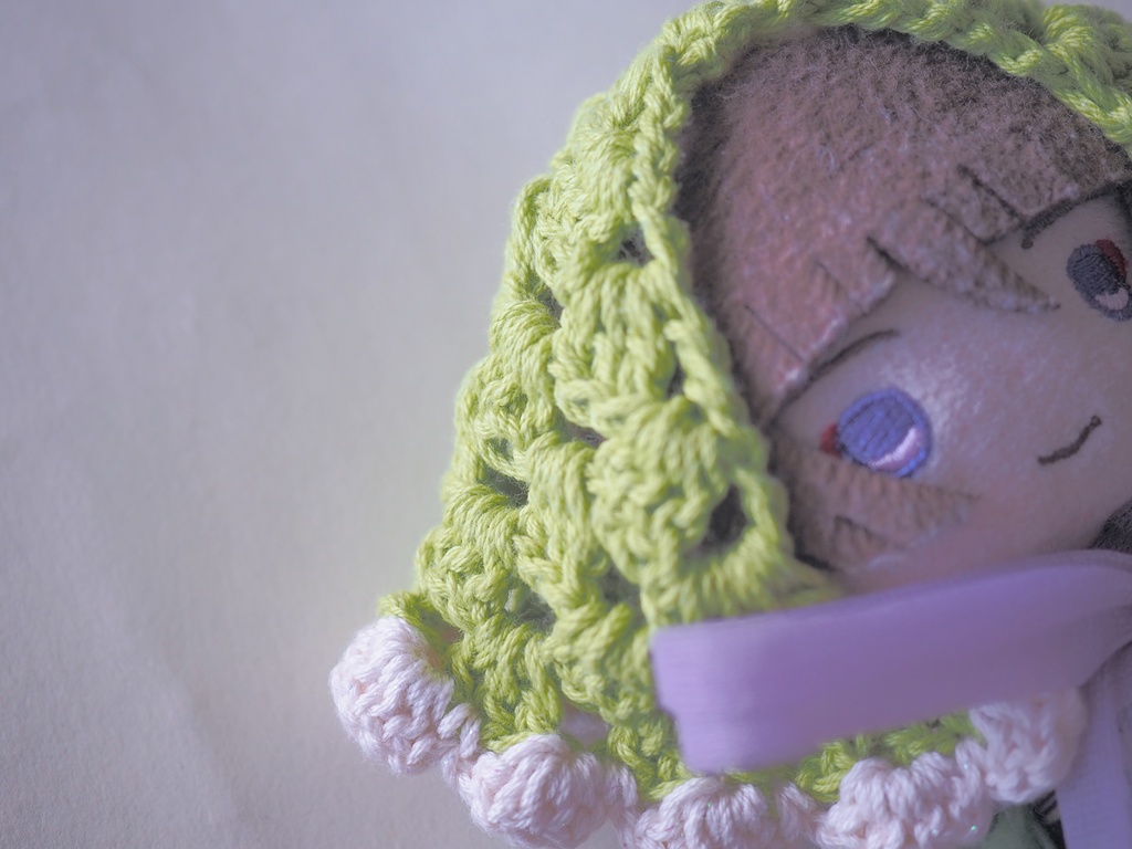 ふりふりバブーシュカ(約〜17cm)中くらいの大きさ