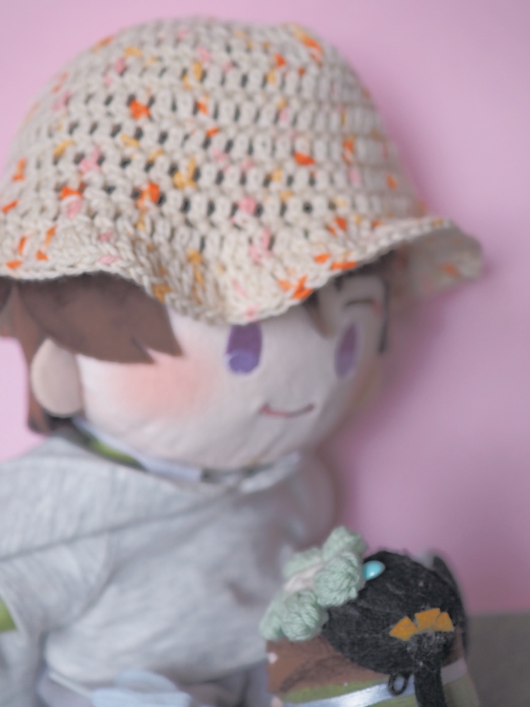 ふりふりバケツハット(約~30cm)大きめ